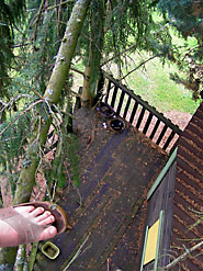 cabane vue du dessus