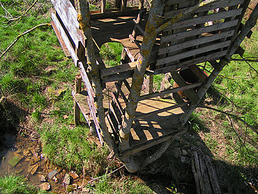 cabane vue du dessus