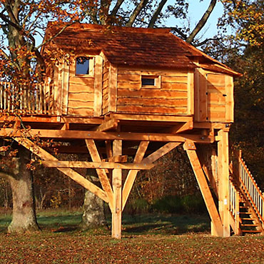 vue de la cabane du Perche