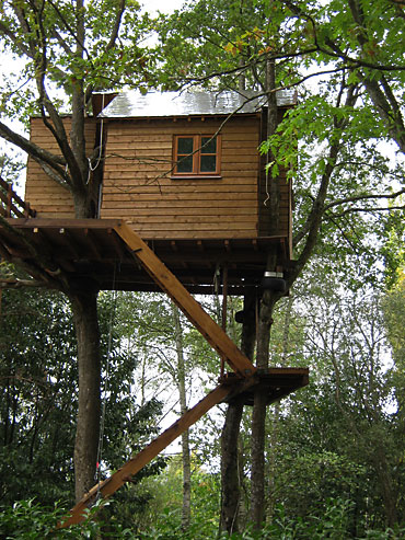 La cabane de profil