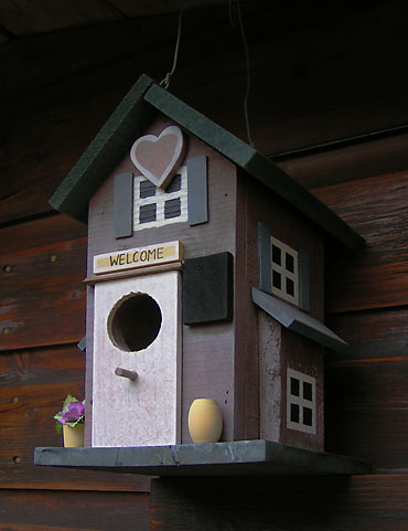 image de cabane à oiseaux welcome