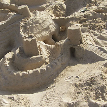 ch&acirc;teau de sable