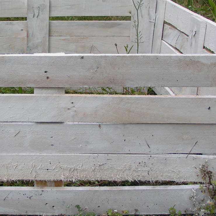 construire un bac à compost en bois