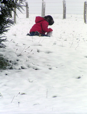 Faire un bonhomme de neige