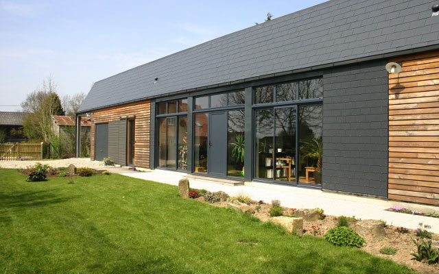 une maison d'hôtes en bois