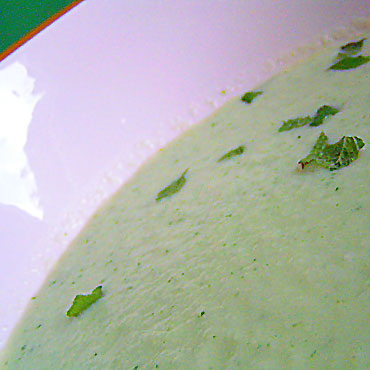potage froid de concombre