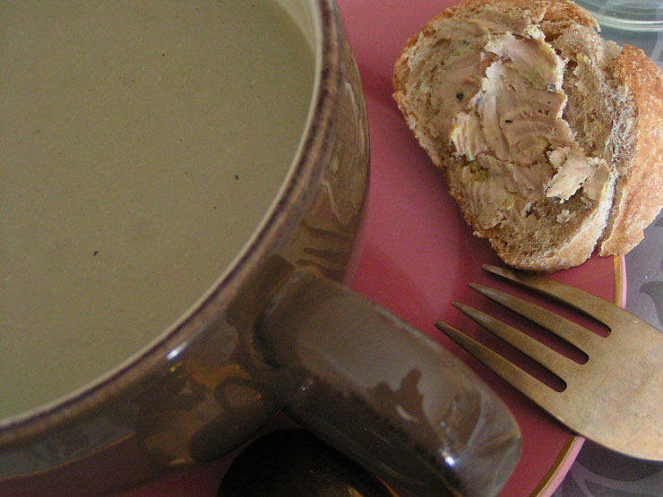 recette de soupe d'artichaut