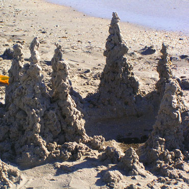 temple indien en sable